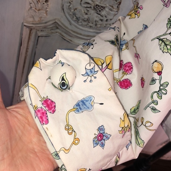 Unique Nature Novelty Print Puffy Buttons Puffer Jacket Size Medium - Picture 8 of 16